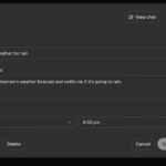 Giao diện chỉnh sửa tác vụ trong ChatGPT Tasks