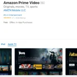 Giao diện chính ứng dụng Prime Video trên Apple TV sau cập nhật