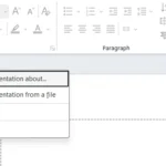 Giao diện Copilot trong PowerPoint để bắt đầu tạo thuyết trình.