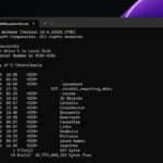 Giao diện cửa sổ Command Prompt (CMD) trên Windows 11