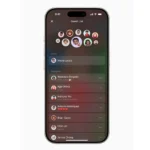 Giao diện danh sách khách mời trong ứng dụng Apple Invites