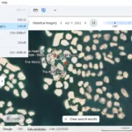 Giao diện Google Earth với tính năng Street View lịch sử giúp khám phá quá khứ các địa điểm