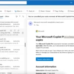 Giao diện hộp thư đến lộn xộn của Outlook với nhiều tính năng và nút bấm