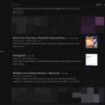 Giao diện Instapaper trên trình duyệt Safari của máy Mac hiển thị danh sách các bài viết đã lưu.