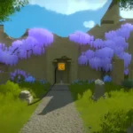 Giao diện khởi đầu của The Witness trên PS4, một tựa game giải đố giúp rèn luyện tư duy và kỹ năng giải quyết vấn đề.