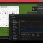 Giao diện Linux Mint hiển thị hiệu năng vượt trội, tượng trưng cho khả năng vận hành mượt mà hơn so với Windows.