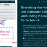 Giao diện Logseq hiển thị văn bản được tô sáng, minh họa việc ghi chú và làm nổi bật thông tin trong hệ thống PKM.