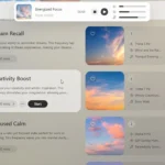 Giao diện lựa chọn các chế độ âm thanh Binaural Boosts trong trình duyệt Opera Air