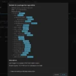 Giao diện LuCI OpenWrt hiển thị các gói phần mềm ddns-scripts và luci-app-ddns đang được cài đặt để hỗ trợ Dynamic DNS