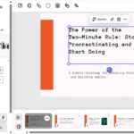 Giao diện nhập nội dung và dàn ý slide trong Adobe Express AI Presentation