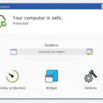 Giao diện phần mềm chống keylogger Ghostpress trên máy tính để bàn