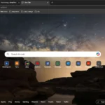Giao diện tab mới của trình duyệt Microsoft Edge với tính năng Copilot tích hợp