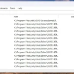 Giao diện tìm kiếm file siêu tốc của ứng dụng Everything trên Windows