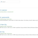 Giao diện tìm kiếm tên trên ClustrMaps, minh họa việc các trang web thu thập dữ liệu cá nhân