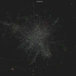 Giao diện tổng quan một kho lưu trữ (vault) lớn trong Obsidian, minh họa không gian làm việc đa dạng