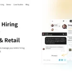 Giao diện trang chủ nền tảng tuyển dụng Foh&Boh