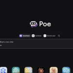 Giao diện trò chuyện Poe của Quora