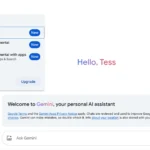 Giao diện ứng dụng Gemini trên web hiển thị danh sách các mô hình AI có thể lựa chọn