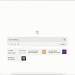 Giao diện ứng dụng Perplexity AI desktop cho Windows/macOS, hiển thị vị trí các cuộc hội thoại bị ẩn