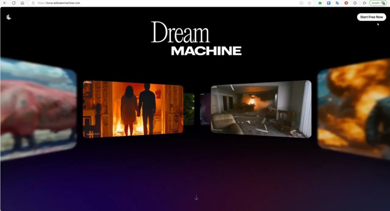 Giao diện website công cụ tạo video AI giả mạo đang phát tán mã độc Noodlophile