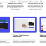 Giao diện website Privacy.com giới thiệu các lợi ích vượt trội của thẻ ảo dùng một lần.