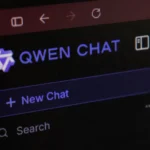 Giao diện website Qwen Chat AI của Alibaba