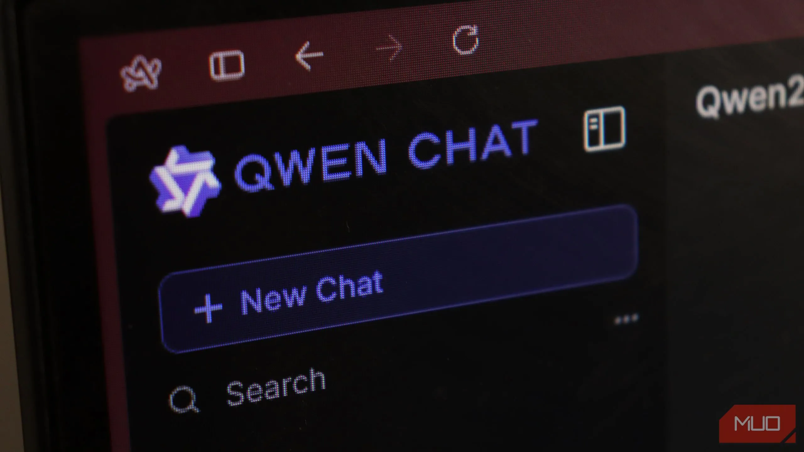 Giao diện website Qwen Chat AI của Alibaba
