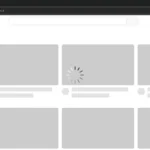 Giao diện YouTube hiển thị độ trễ khi tải video và trang web