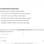 Gợi ý bảng tầm nhìn về mục tiêu thể chất trong ứng dụng ChatGPT