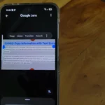 Google Lens trích xuất thông tin văn bản từ tài liệu giấy