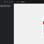 Grok AI xem trước mã code HTML cho máy tính đơn giản trong Grok Studio