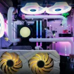 Hệ thống tản nhiệt nước và card đồ họa cao cấp trong máy tính chơi game