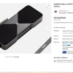Hình ảnh danh sách lừa đảo bán card đồ họa RTX 5090