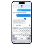 Hình ảnh minh họa tính năng thay thế văn bản trên iPhone do Apple cung cấp