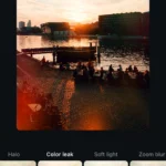 Hình ảnh thử nghiệm filter Color Leak trên Instagram, tạo hiệu ứng màu phim cổ điển với tông đỏ vàng nhẹ