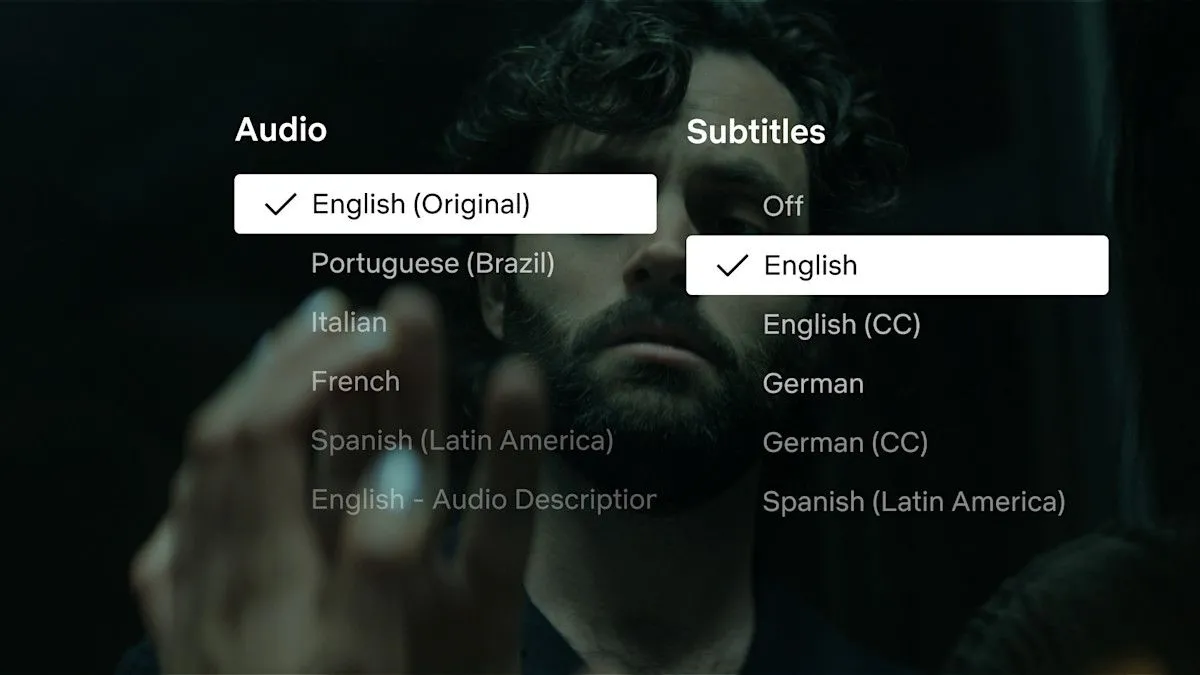 Hướng dẫn bật phụ đề chỉ lời thoại mới trên giao diện Netflix