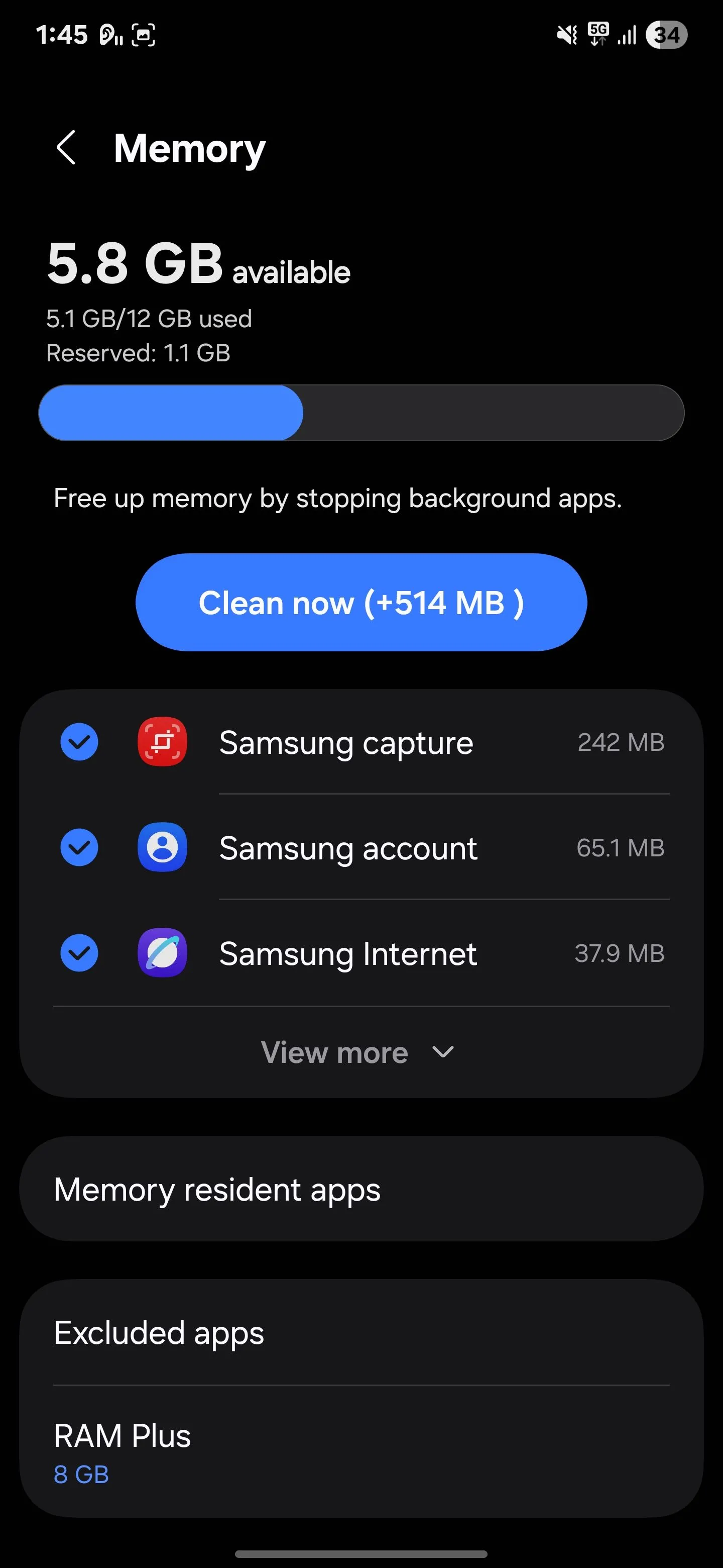 Hướng dẫn tắt hoặc giảm dung lượng RAM Plus trên điện thoại Samsung