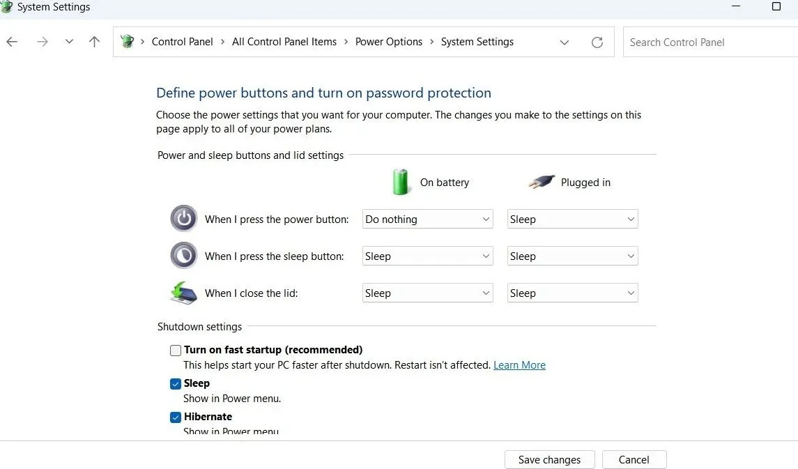 Hướng dẫn tắt tính năng Khởi động nhanh (Fast Startup) trên Windows để khắc phục lỗi Bluetooth