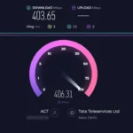 Kết quả kiểm tra tốc độ internet trên Ookla hiển thị Mbps và MBps