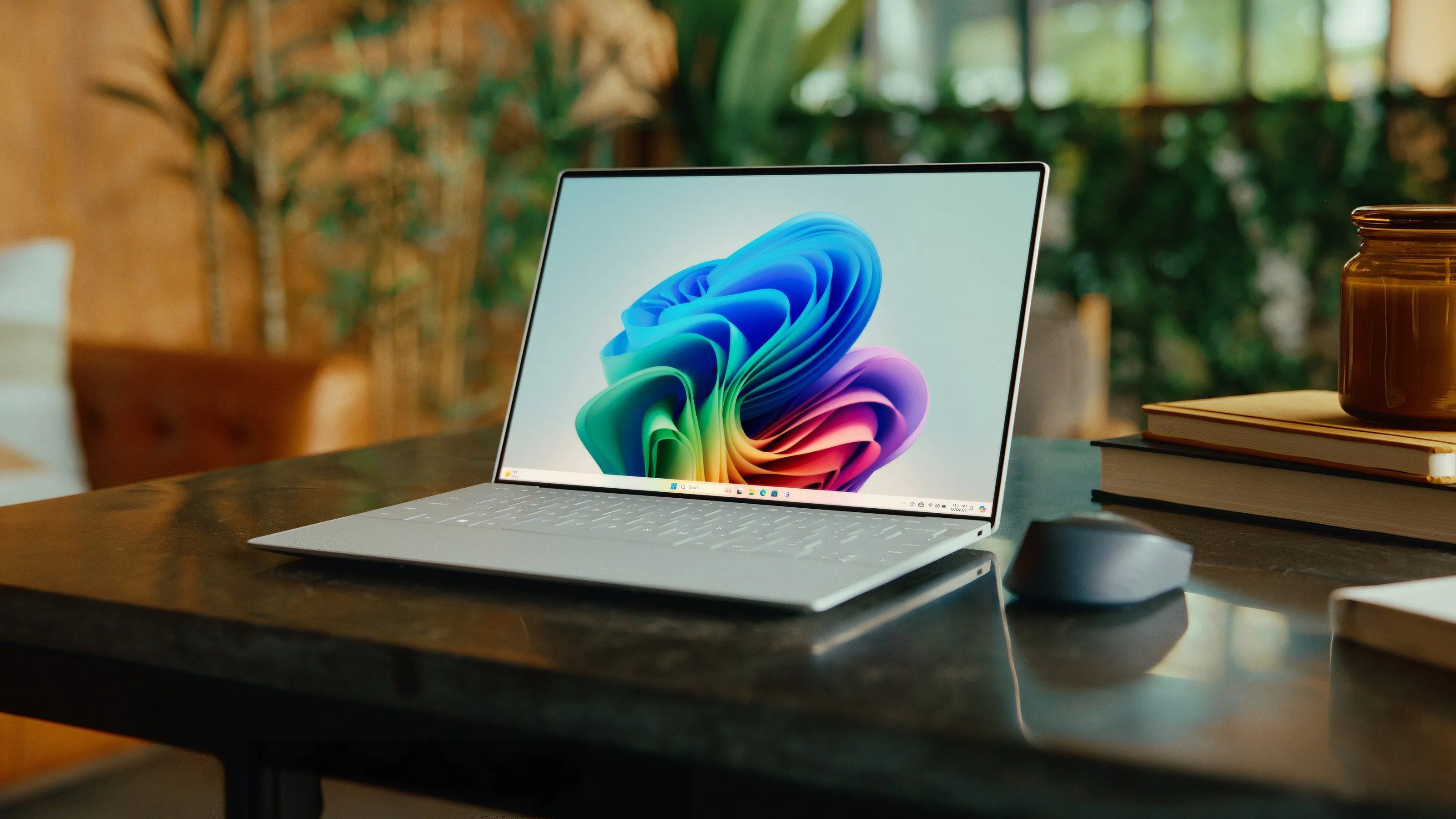 Laptop Dell XPS 13 với chip Snapdragon X Elite đặt trên bàn, tượng trưng cho kỳ vọng về hiệu năng cao.