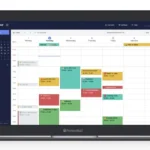Lịch kỹ thuật số của Proton Calendar trên màn hình máy tính, thể hiện giao diện quản lý sự kiện và thời gian khoa học, minh họa cho các tính năng mới sắp ra mắt.