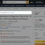 Lịch sử mua hàng trên Amazon