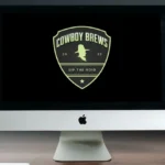 Logo được tạo bằng công cụ Kittl AI, thể hiện sự kết hợp văn bản và biểu tượng đơn giản.