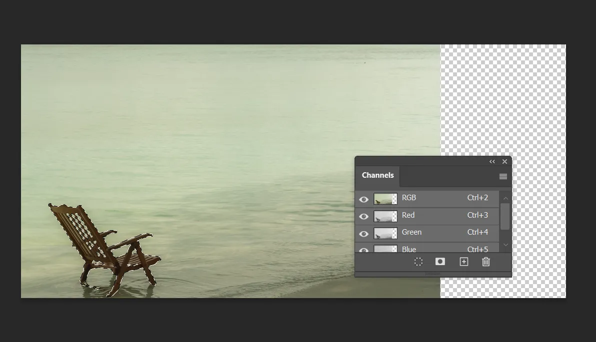 Lưu vùng chọn thành kênh Alpha trong Photoshop