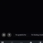 Màn hình chính Reflection.app với trang nhật ký trống sẵn sàng cho người dùng viết.