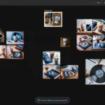 Màn hình giao diện Adobe Firefly Boards trên trình duyệt web, hiển thị nhiều hình ảnh được sắp xếp như một moodboard.
