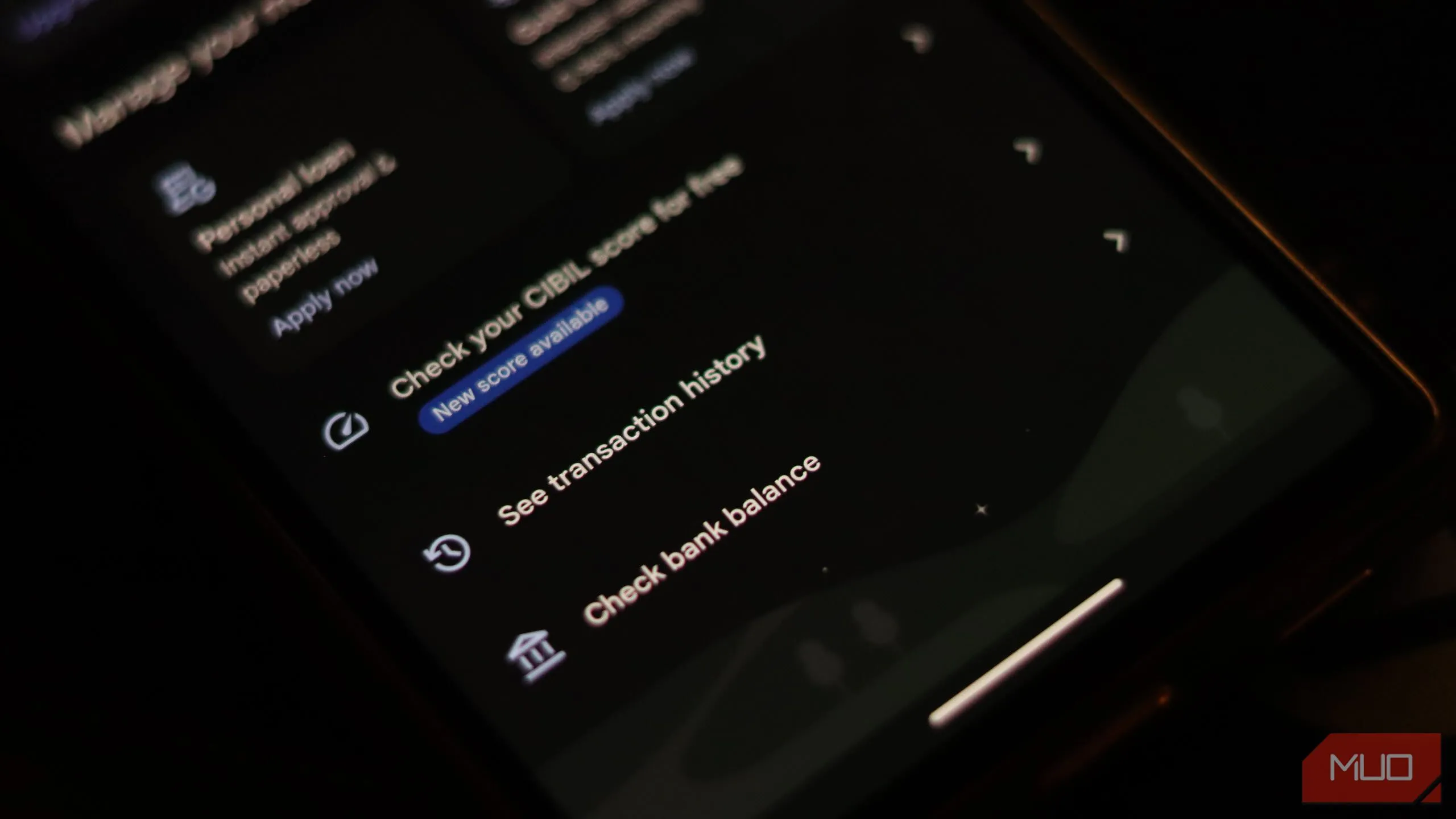 Màn hình hiển thị tùy chọn lịch sử giao dịch trong ứng dụng ví điện tử Google Pay