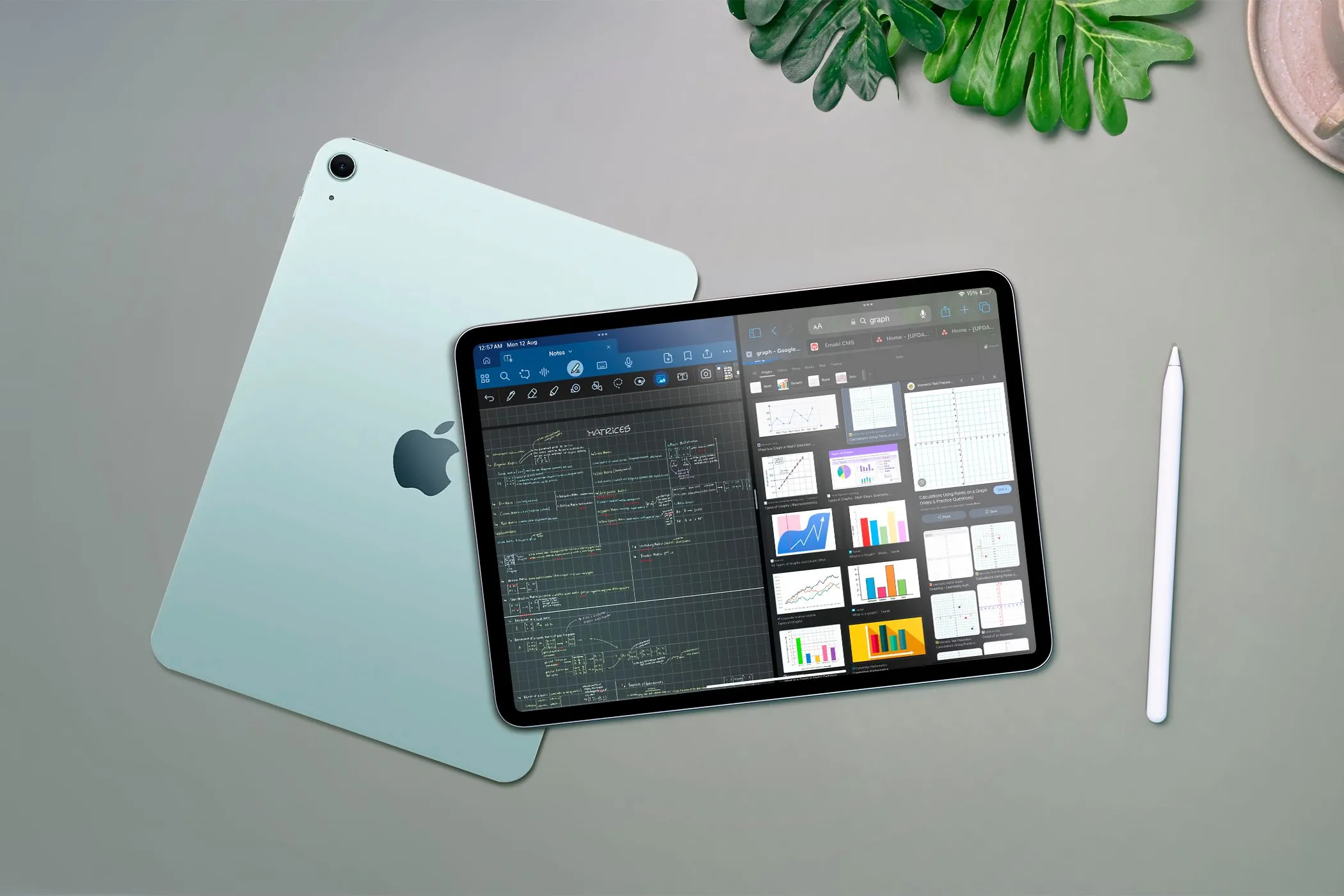 Màn hình iPad chia đôi ứng dụng trong chế độ đa nhiệm, vẫn chưa mượt mà bằng laptop
