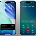 Màn hình iPhone với tính năng Lọc cuộc gọi và Hỗ trợ giữ máy Hold Assist trên iOS 26