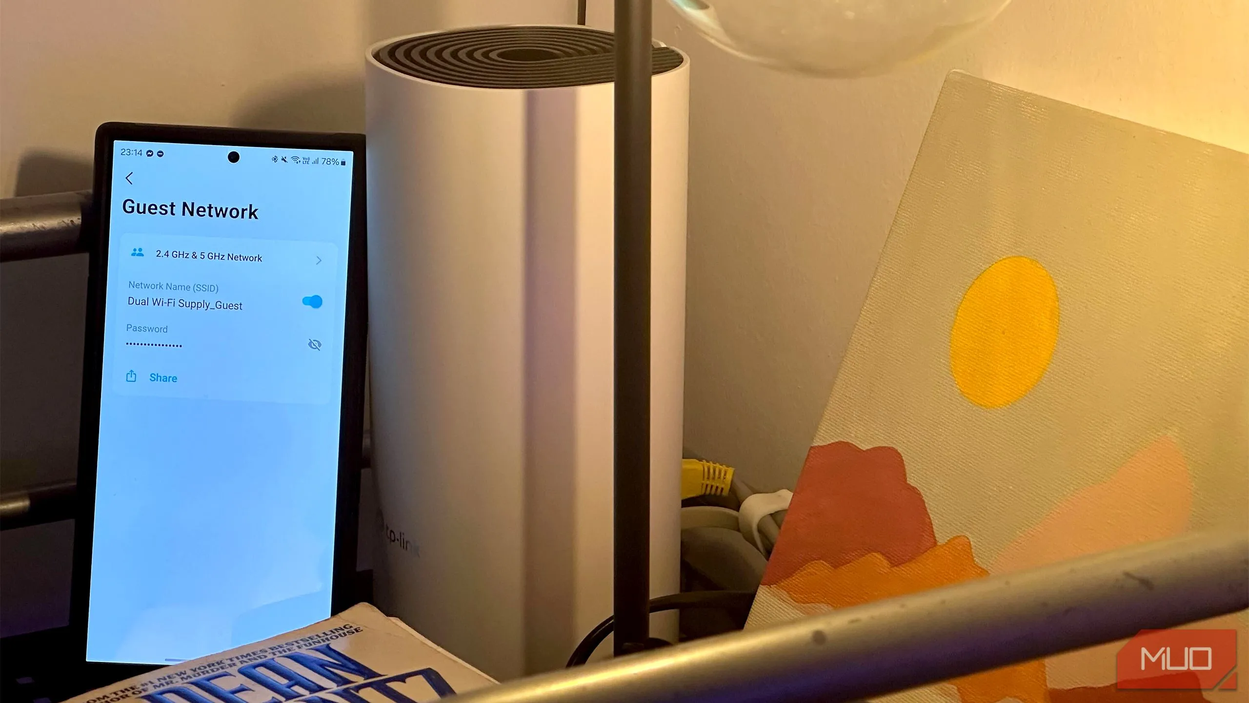 Màn hình thiết lập mạng khách trên ứng dụng TP-Link Deco
